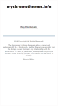 Mobile Screenshot of mychromethemes.info