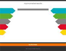 Tablet Screenshot of mychromethemes.info