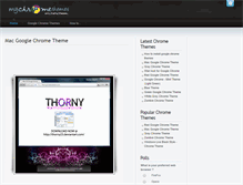 Tablet Screenshot of mychromethemes.com